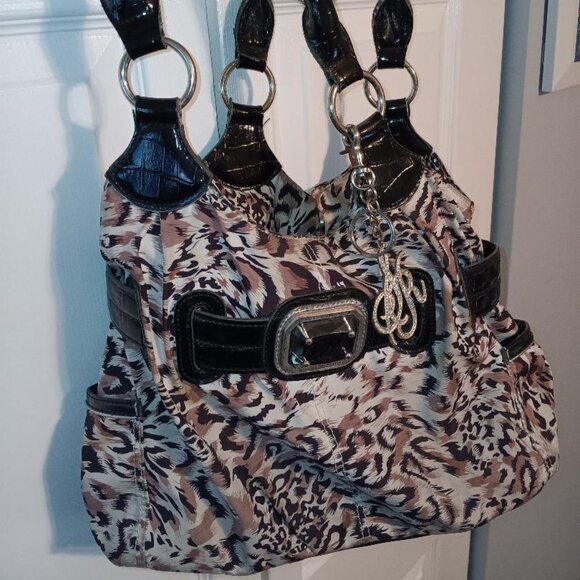 Large Sienna Rocchi purse animal print - Picture 1 of 3